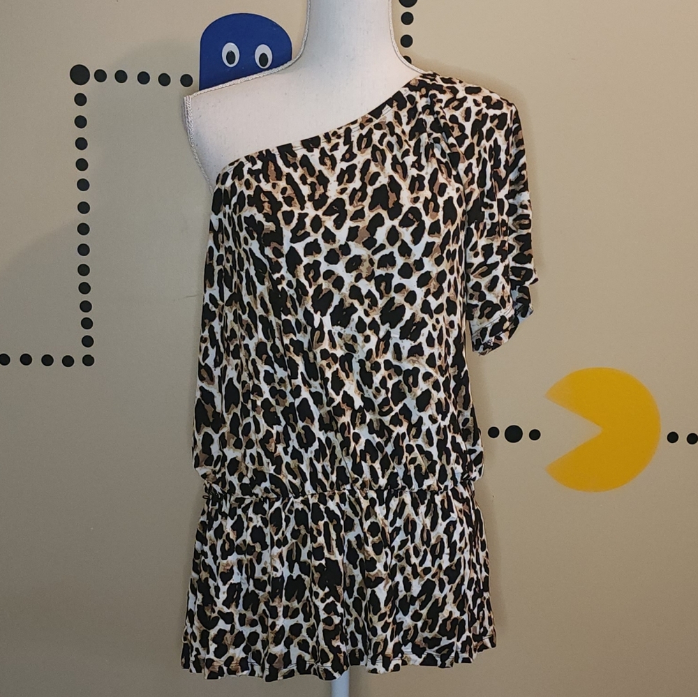 Lane Bryant leporad one shoulder top 18 20